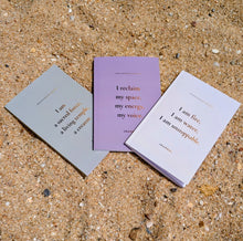 Load image into Gallery viewer, I Reclaim My Space, My Energy, My Voice — A Divine Feminine Empowerment Journal